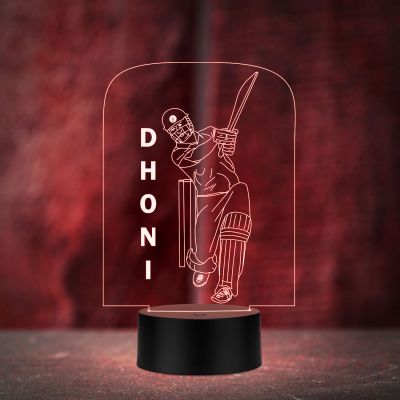 Ms. Dhoni Character Design Night Lamp